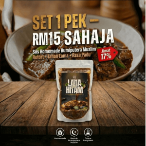 1 Pek x Sos Lada Hitam DAPOQ.LITTLE.KYLE SIGNATURE